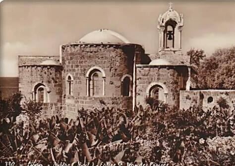كنيسة مار يوحنا مرقص (جبيل) سنة 1910